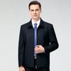 Пиджак Мужской рабочий пиджак среднего возраста с лацканами Деловой повседневный кашемировый пиджак для поездок на работу Одежда для папы Мужская одежда