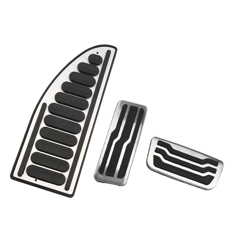 For Ford Everest 2015- Ranger 2015- LHD Pedals Accelerator Gas Brake Foot Rest Pedal Cover Parts Interior Accessories