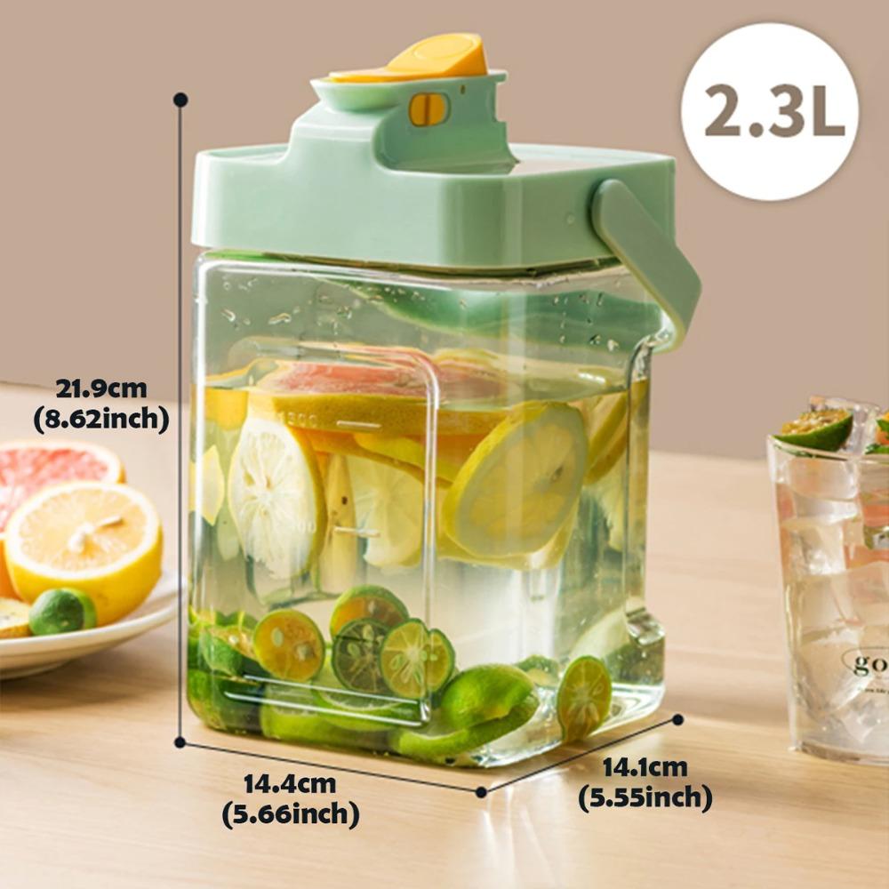 2.3L/3.5L Water Bottle with Faucet Drinking Bottle Refrigerator Cold Water Jug Cold Water Bottle