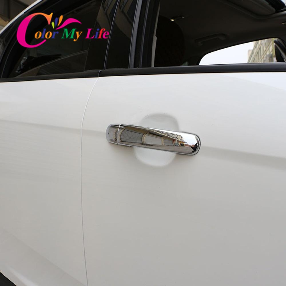 ABS Door Handle Protection Cover for Ford Focus 2 3 MK3 MK2 ST Car Door Handles Sticker
