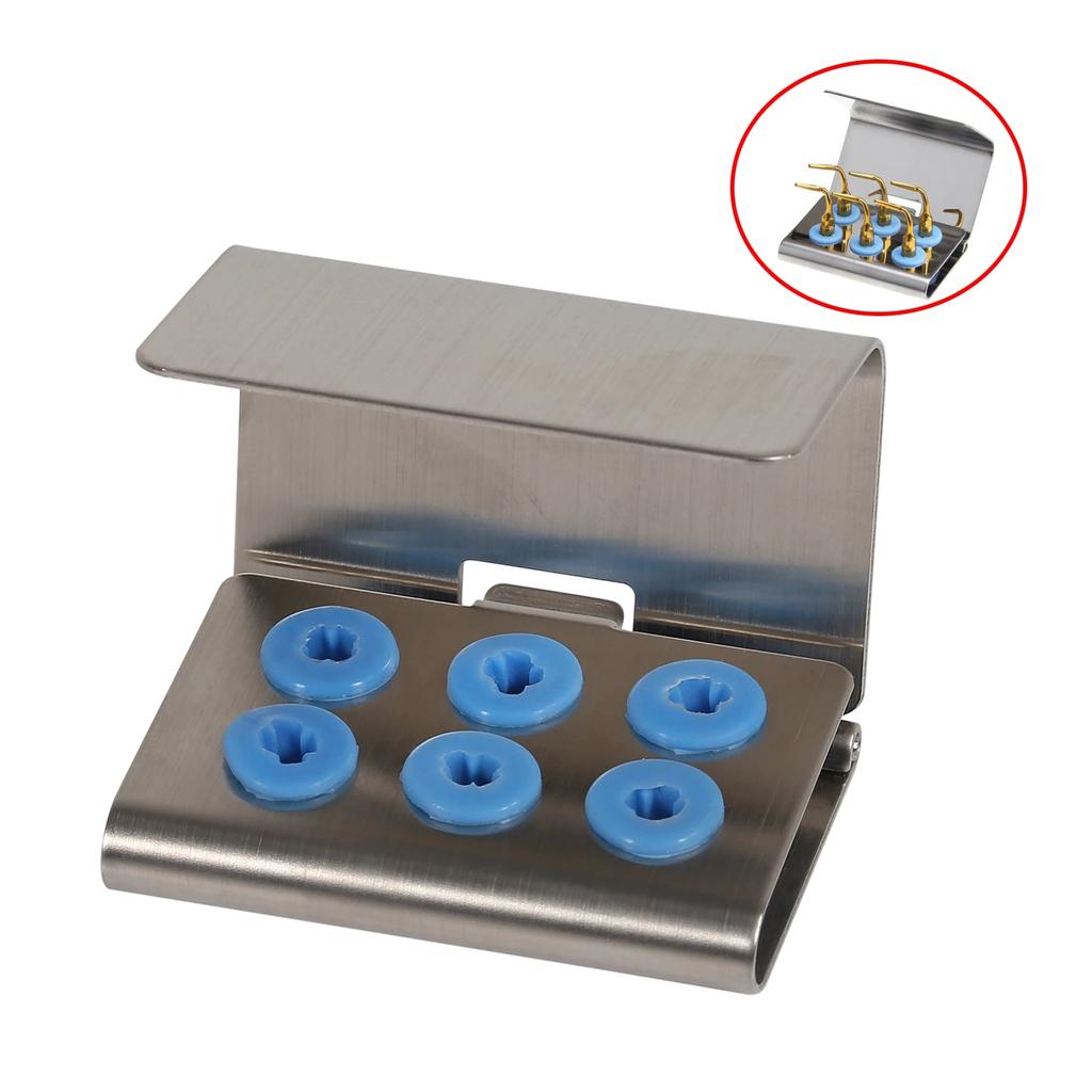 1Pc Stainless Steel Dental Ultrasonic Scaler Tip Holder Stand Fit EMS SATELEC KAVO NSK SIRONA Tips Autoclavable