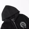 832 CHROME HEARTS Осень и Зима Новая Большого Размера Классический Стиль Логотип Молния С Капюшоном Толстовка, Подходит для Ношения Парами