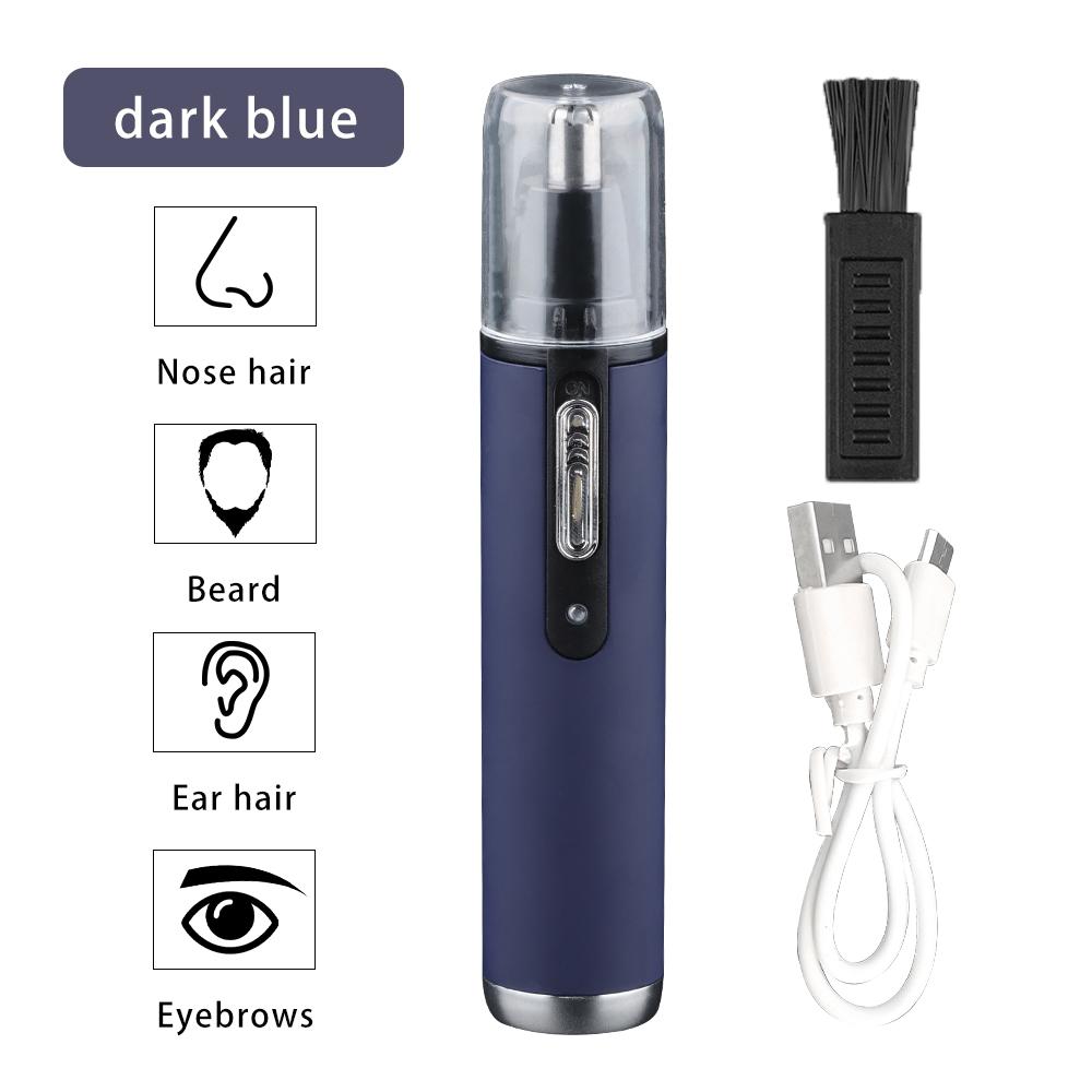Электрический триммер для волос в носу, мужская бритва для волос в носу, инструменты для стрижки волос в ушах HIENA