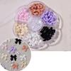 1 Box Nail Decals Cute 3D Effect Resin Nails Aurora Rhinestone Tools DIY