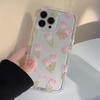Мягкая силиконовая прозрачная задняя крышка для Iphone 13 14 Plus Pro Max 11 12 Promax Bow Tulips Flower 2023 Новый противоударный чехол для телефона
