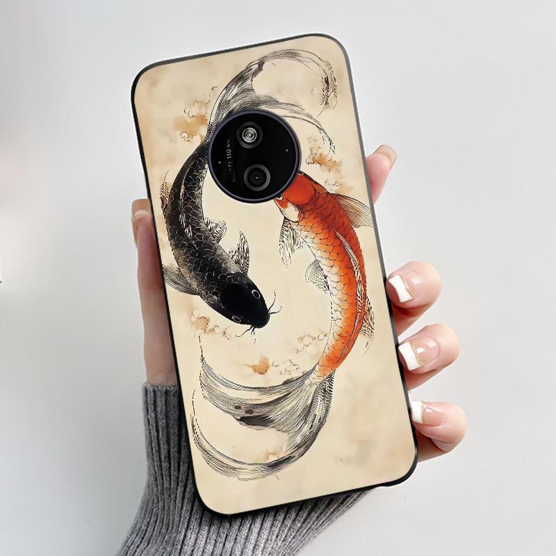 Чехол для Nokia 125 110 4G 2024 HMD 110 Чехол Эстетичный Роскошный Милый Крутой Для Мальчиков Девочек Мягкий Силикон Черный Матовый Крышка-Оболочка для Телефона