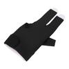 Left Hand Pool Glove 3 Finger Nylon Comfortable Elastic Universal Adjustable Billiard Pool Glove Black