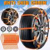 10/20pcs Winter Car Snow Chain Antiskid Car Motorcycle Outdoor Snow Tire Emergency Anti-Skid Tyre Chains Auto Accessories