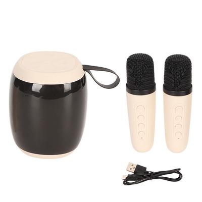 Микрофон Bluetooth-динамик с 2 микрофонами RGB-подсветка Караоке-машина Динамик Микрофон Комплект