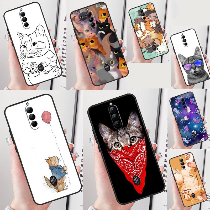 Милый Кот Котята Мультяшный Чехол Для Red Magic 9 10 Pro Plus 8 7 6 Pro 5G 5S 6R RedMagic 10S 8S 7S 9S Pro Plus Чехол