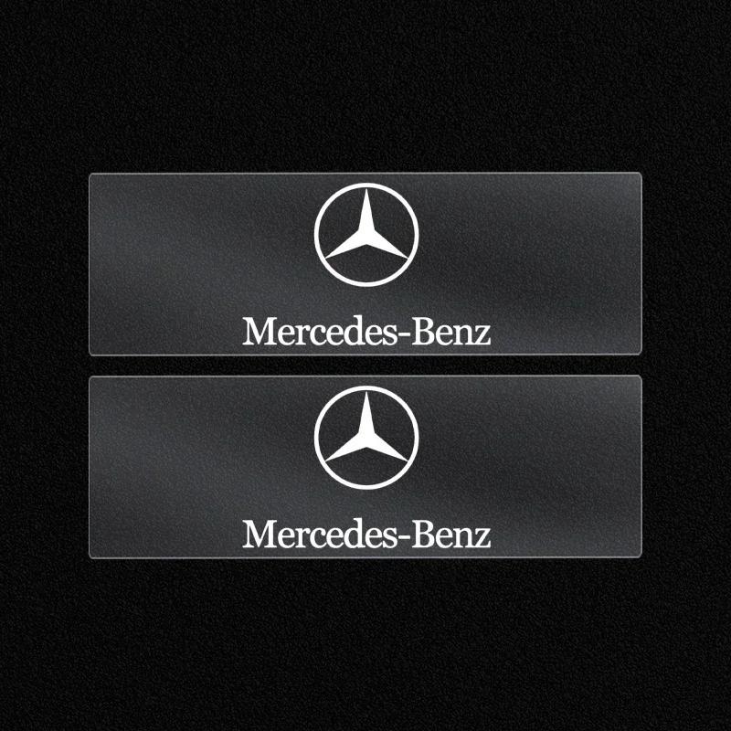 Car Door Handle Stickers Car Window Wiper Decor Emblem For Mercedes Benz AMG A B C E S Class GLC GLK GLE GLA CLA GLB C43 E53