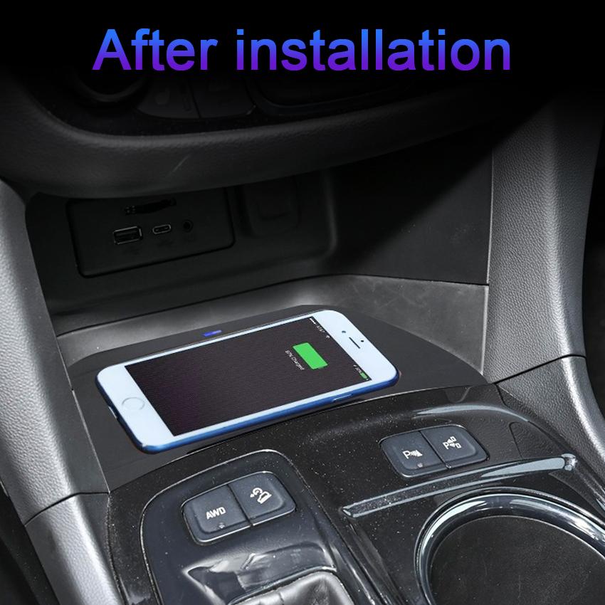 Новый! 15 Вт автомобильное беспроводное зарядное устройство для телефона быстрое зарядное устройство зарядная панель пластина для Chevrolet Equinox 2018 2019 2020 2021 2025 2025