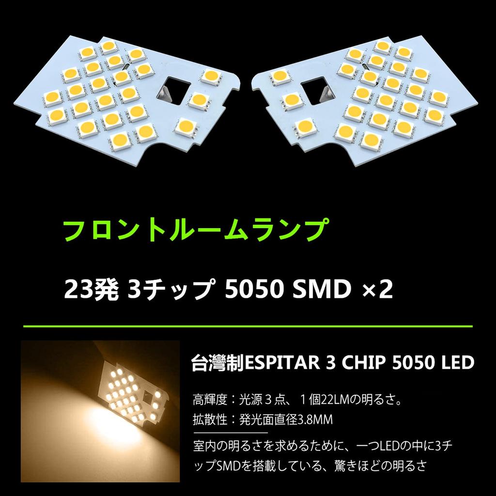 ZXREEK LED Interior Lamp, Light Bulb Color, Custom Design, Genuine Replacement, 126-Light 3-Chip 5050
