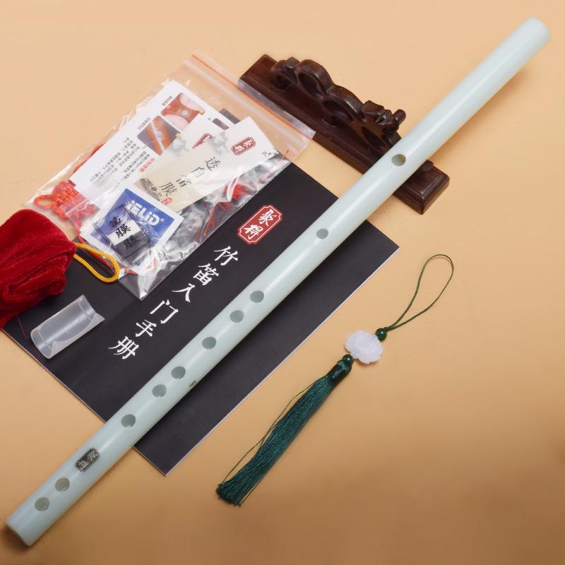 Профессиональная ударопрочная флейта из имитации нефрита, устойчивая к трещинам, для выступлений взрослых и студентов, тон F