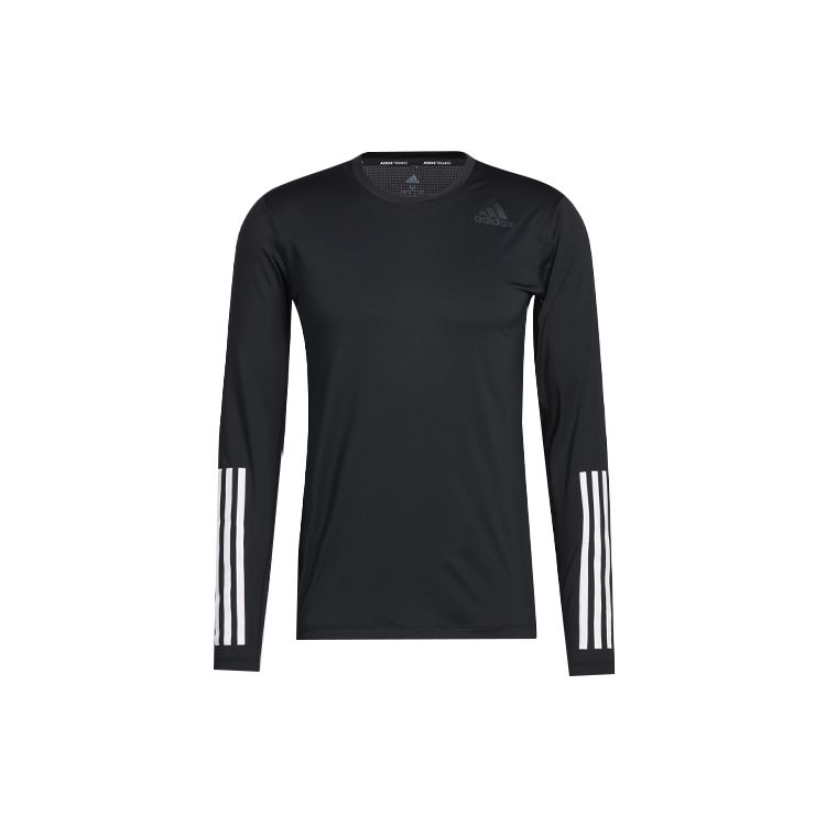 Adidas Training Sports Crew Neck Long Sleeve T-Shirt Men Tops Black GL0459