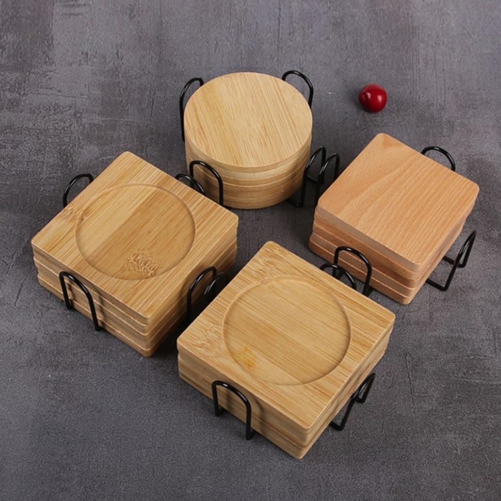 Кружка для круглых и квадратных подставок, прочный коврик для чашки, поднос, держатель для подставки, стойка для подставки, рамки для коврика для чашки