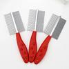 Pet Hair Grooming Accessories Wooden Handle Cat Dog Hair Comb Stainless Steel Pet Massage Hair Trimmer Comb Easy Cleaning Brush