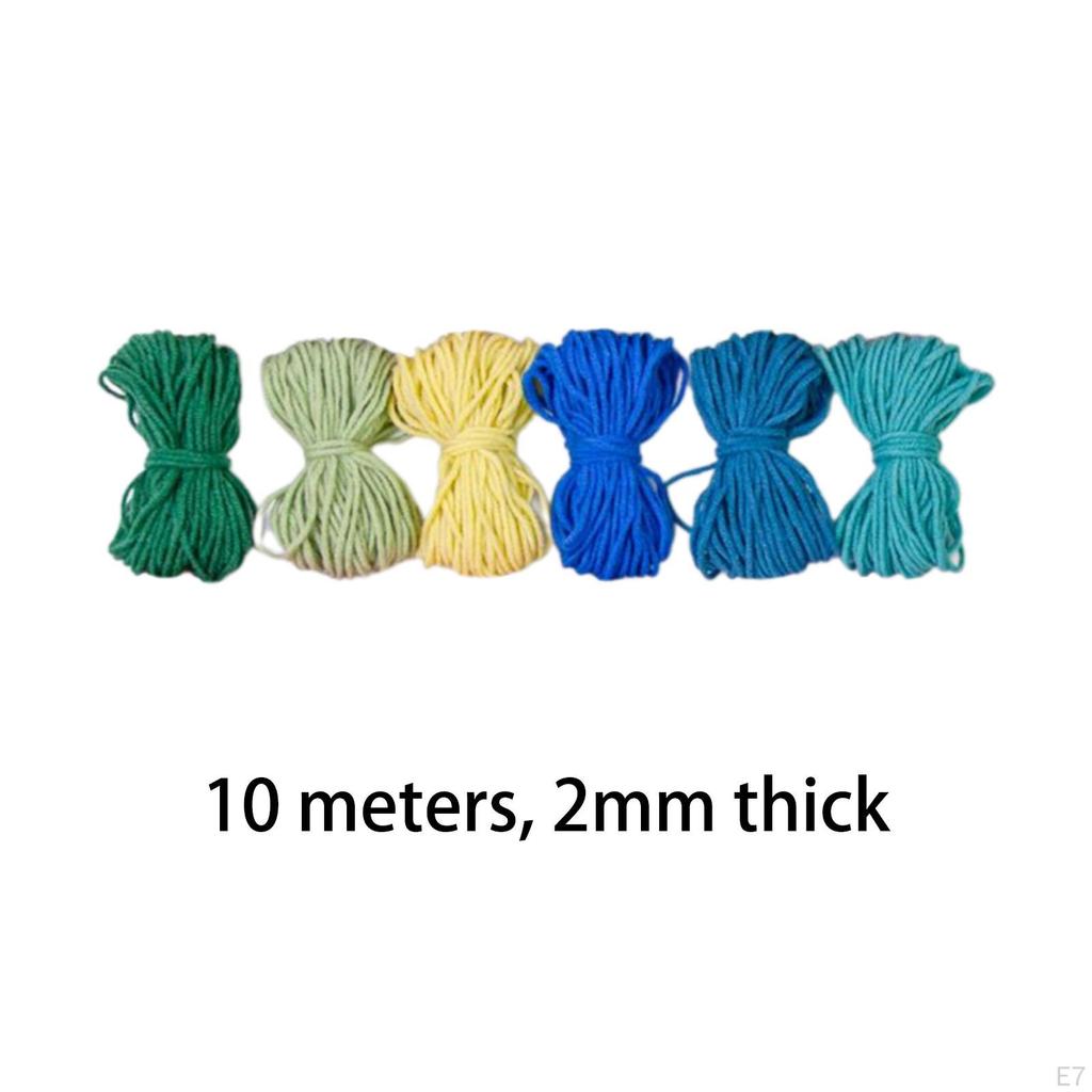 Акриловая мини-пряжа для начинающих, вязаная крючком, портативная, красочная, мягкая, шерстяная нить для вязания
