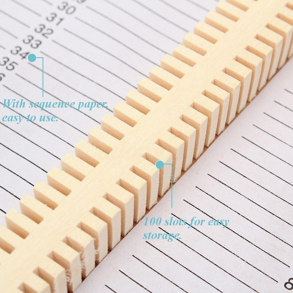 Новый деревянный микроскоп на 100 слотов, стеклянные предметные стекла, коробка, держатель для хранения образцов, дерево