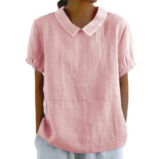 Женская рубашка, свободный пуловер, однотонные топы