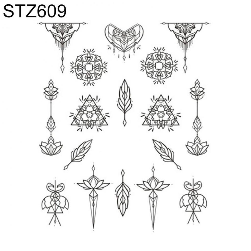 Наклейки аппликация для маникюра и дизайна ногтей