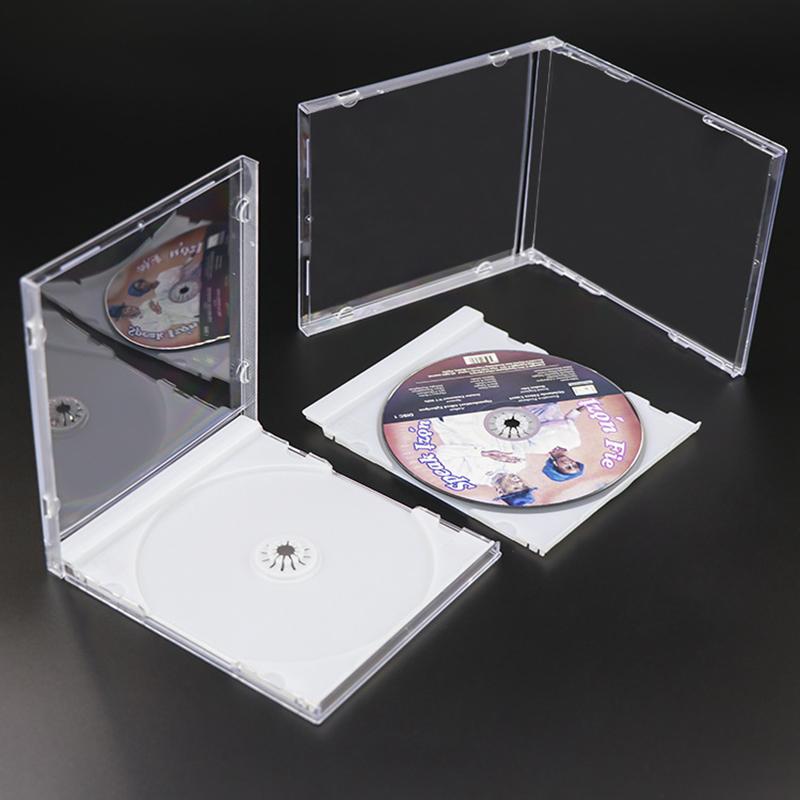 Пластиковый кейс для DVD Портативный бокс для хранения CD Упаковка для CD-дисков Прочный бокс для DVD Утолщенный бокс для CD/DVD-дисков