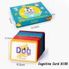 3D Words Flash Cards Montessori Toys Visual Change Sight Words Cognitive Games Kindergarten Learning English Words Toddlers Toys