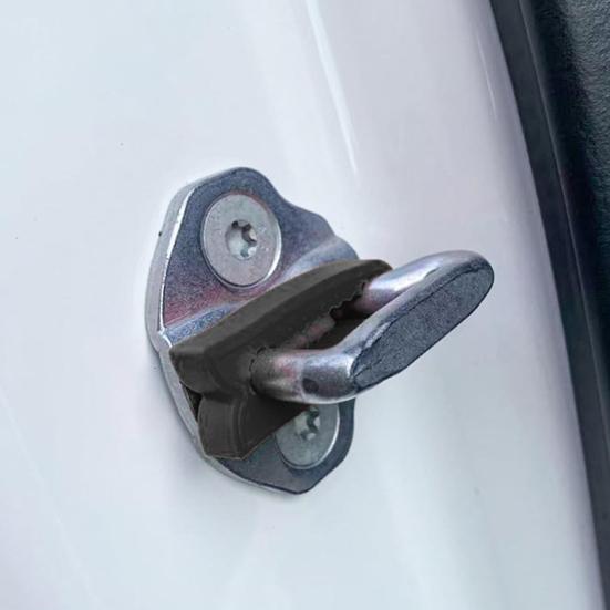 4 шт. Силиконовые амортизирующие накладки на двери автомобиля, противошумные, для гашения вибраций, для автомобилей, грузовиков, простая установка на защелках, стопор удара двери автомобиля