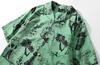 Short Sleeve Aloha All Pattern Button Down Big Brother Fashionable Print Open Button Palm Floral Funny Ora Casual Loose Casual Open Slightly Badass