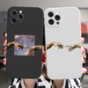 Чехол для телефона Art Fresco Микеланджело Сотворение Адама Для iPhone 15 14 13 12 11 Pro Max Mini XS XR X 7 8 Plus Давид Линии Чехлы