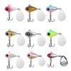 10.5G/30MM VIB Fishing Lure with Treble Hook Spinning Sequin Long Casting Hard Artificial Spinner Bait Saltwater Freshwater Bass Walleye