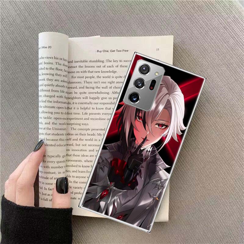 Чехол для телефона Arlecchino Genshin Impact для Samsung A15 A25 A35 A55 A13 A23 A33 A53 Galaxy A05S A51 A71 A41 A70 A50 A40 A21 A31 A03