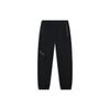 Solid Color Drawstring Casual Knit Sports Pants Men Bottoms Black AYKT133-1