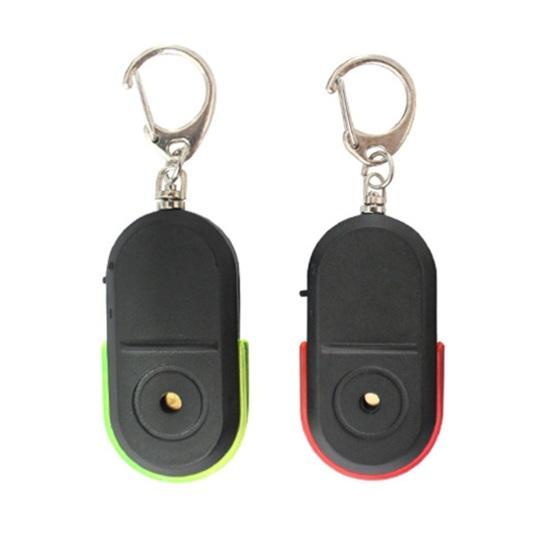 2/3 шт. Поиск ключей Голосовое управление Оборудование против потери с активацией свистом Светодиодный свет Маленький легкий трекер ключей Брелок для кошелька