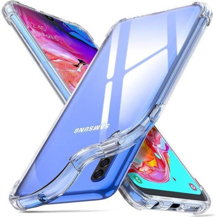 Чехол - Phonillico® - Samsung Galaxy A70 - Прозрачный гель ТПУ - Мягкий - Противоударный