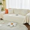 New Autumn Winter Solid Color Plush Sofa Towel Cloth Sofa Blanket Full Cover Universal Couch Towel Dust Proof Sofa Cushion Cover