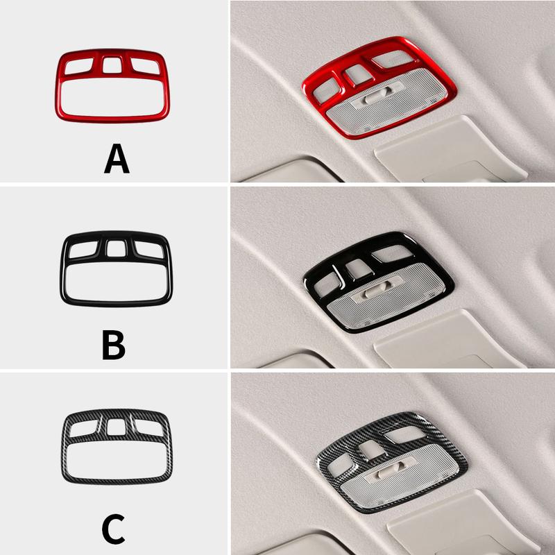 For Suzuki Jimny JB74 JB64 Nomade 2018-2025 Reading Light Sticker 3/5-Doors Car Glossy Black Carbon Fiber Style Accessories