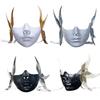 Механическая маска с крылом Маскарадная маска Маска на поллица Аксессуары для Хэллоуина Косплей для женщин мужчин Маскарад Косплей