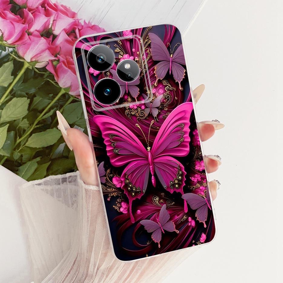 Чехол для Realme GT 7 GT7 T 5G RMX5061 Милый Лев Модный Расписной Чехол Мягкий Силиконовый Чехол для Телефона для Realme GT 7 Pro GT7T 5G