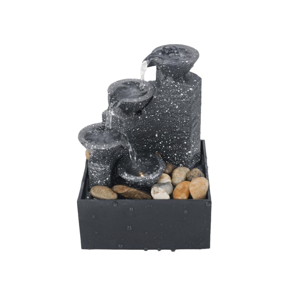 Battery/Plugged in Water Fountain Circulating Water Flow Waterfall Decoration  Living Room