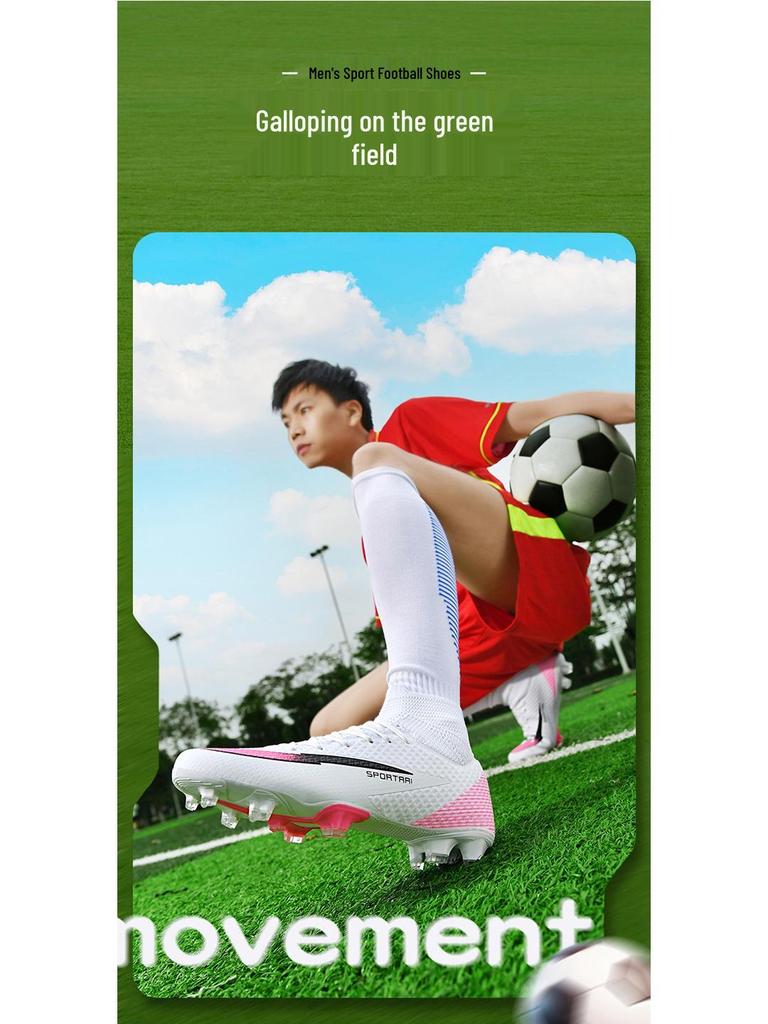 Unisex Cross-Border Low-Top Football Shoes: Youth/Men's/Women's Long or Multi-Studs, Kids' Training, In Stock