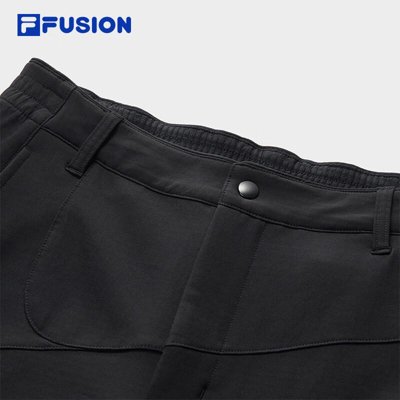 FILA FUSION Men's Side-Zip Woven Straight-Leg Pants