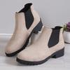 Women Boots Heel Platform British Style Thick Sole Increase Height Casual Boots For Autumn And Winter Casual Shoes
