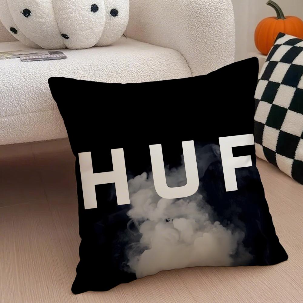 Skate American Fashion Brand HHUF Cushion Cover Throw Pillow Cover Hidden Button Durable Polyester Chair Cushion
