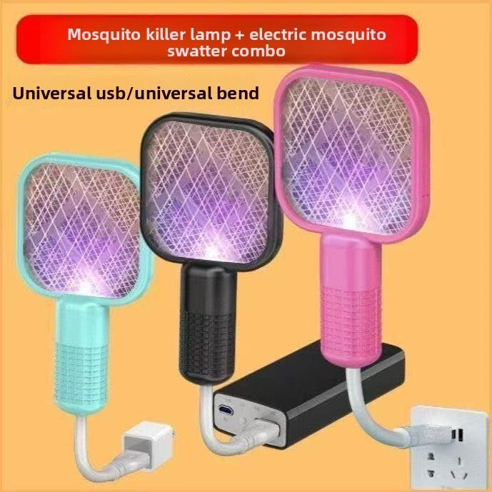 Portable Usb Mosquito Zapper With Light Wave Attraction For Camping Trips