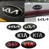 RXEC6 Car Front Hood Emblem Rear Trunk Badge for KIA sportage ceed sorento cerato optima picanto rio soul k3 k5 stonic Sticker fitting