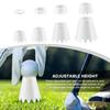 8Pcs Unbreakable Golf Tees Stable Structure Wear Resistant Unique Ripple Design Outdoor Indoor Golf Simulator Tees for Training