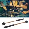 2pcs Lightweight Wood Handle Drum Mallet Stick Ethereal Drumsticks Round Head Drum Sticks Hammer Small Musical Drumstick