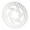 Electric Scooter Disc Brake 6 Holes Stainless Steel with 6 Screws Scooter Disc Brake Rotor for Replacement
