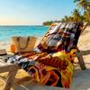 Galatasaray Customizable Name Beach Towel Super Soft Microfiber Quickdry Fabric Perfect for Traveling Yoga Camping and Swimming